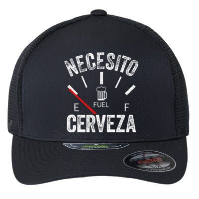 Cerveza Por Favor Necesito Cerveza Funny I Need Beer Flexfit Unipanel Trucker Cap