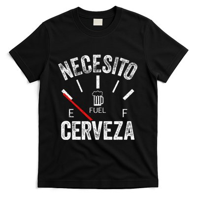 Cerveza Por Favor Necesito Cerveza Funny I Need Beer T-Shirt