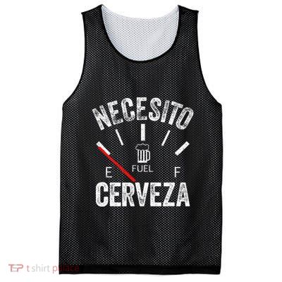 Cerveza Por Favor Necesito Cerveza Funny I Need Beer Mesh Reversible Basketball Jersey Tank