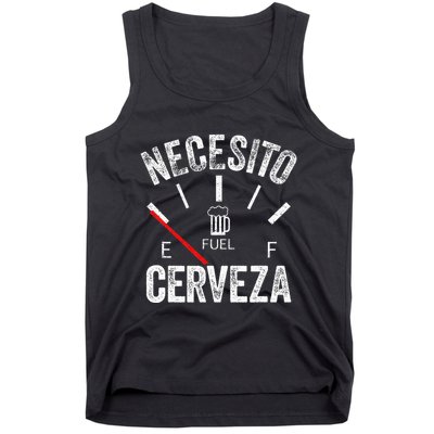 Cerveza Por Favor Necesito Cerveza Funny I Need Beer Tank Top