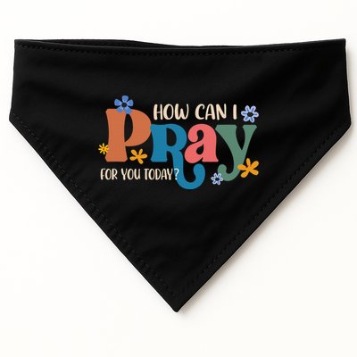 Christian Prayer For You Jesus or Faith How Can I Pray USA-Made Doggie Bandana