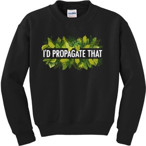 Cool Plant For Men Women Propagation Plant Lover Gardener Kids Sweatshirt