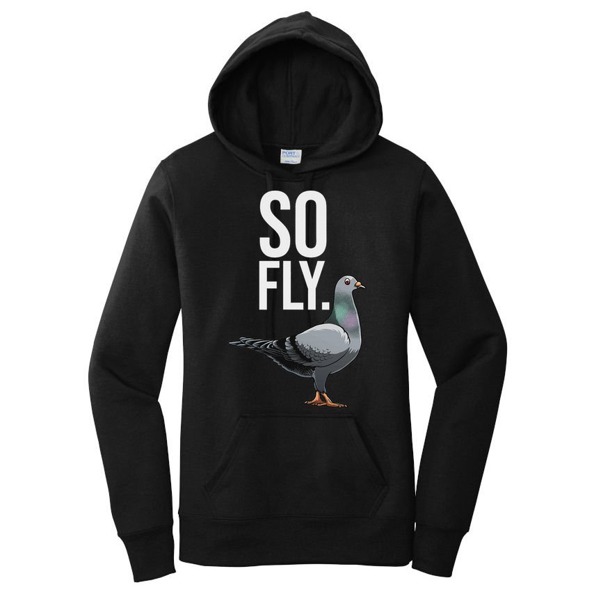 Cool Pigeon For Women Breeder Birdwatching Pigeon Racing Women's Pullover Hoodie