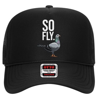 Cool Pigeon For Women Breeder Birdwatching Pigeon Racing Trucker Hat