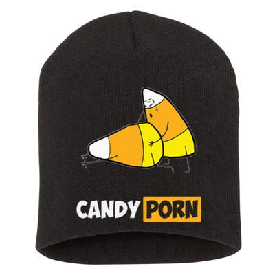 Candy Porn Funny Halloween Gift Short Acrylic Beanie