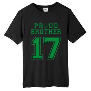 Custom Proud Football Brother Number 17 G Personalized Tall Fusion ChromaSoft Performance T-Shirt