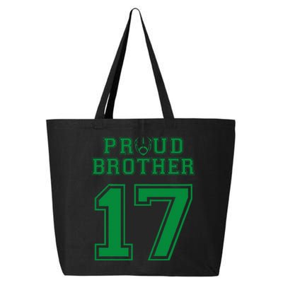 Custom Proud Football Brother Number 17 G Personalized 25L Jumbo Tote