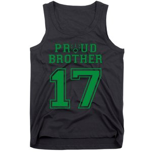 Custom Proud Football Brother Number 17 G Personalized Tank Top