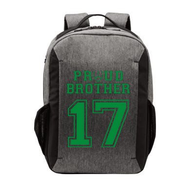 Custom Proud Football Brother Number 17 G Personalized Vector Backpack