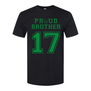 Custom Proud Football Brother Number 17 G Personalized Softstyle CVC T-Shirt