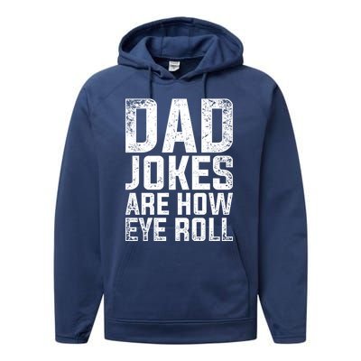 Cringe Puns Fathers Day Gift Humorous Sarcastic Dad Jokes Gift Performance Fleece Hoodie