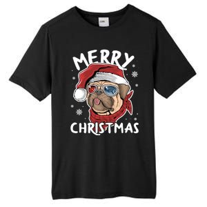 Christmas Pug Funny Christmas Pjs For Family And Dog Lovers Gift Tall Fusion ChromaSoft Performance T-Shirt