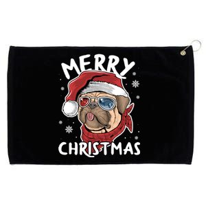 Christmas Pug Funny Christmas Pjs For Family And Dog Lovers Gift Grommeted Golf Towel