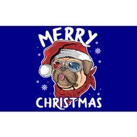 Christmas Pug Funny Christmas Pjs For Family And Dog Lovers Gift Bumper Sticker