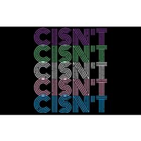 Cisn't Pride Flag Vintage Retro Design Bumper Sticker