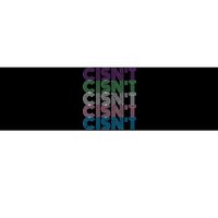 Cisn't Pride Flag Vintage Retro Design Bumper Sticker