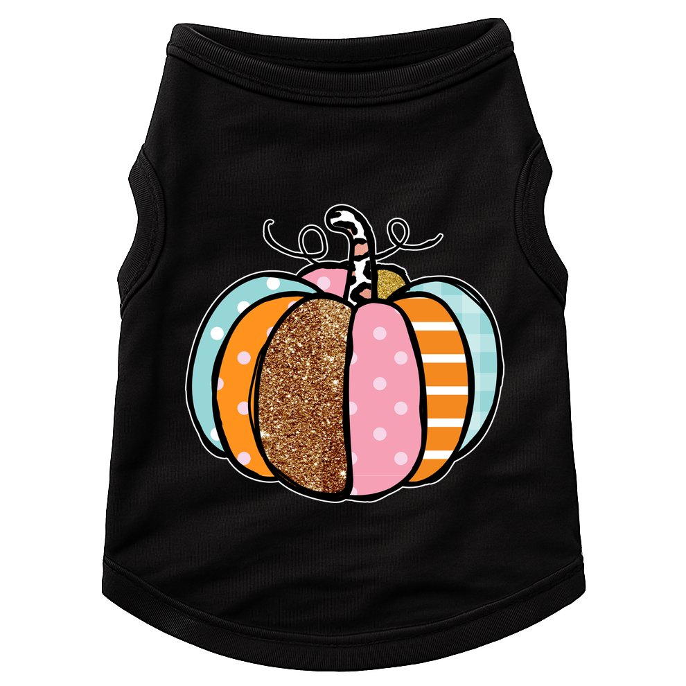 Colorful Pumpkin Festive Fall Doggie Tank
