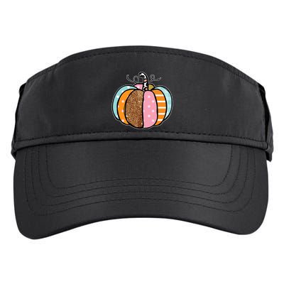 Colorful Pumpkin Festive Fall Adult Drive Performance Visor