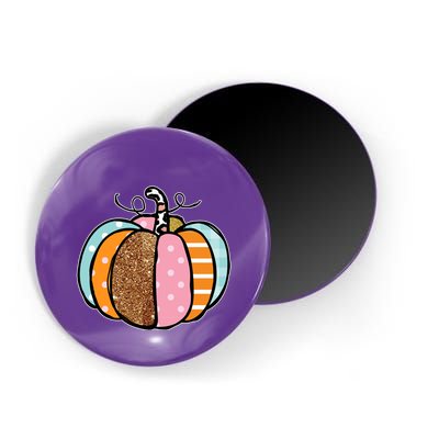 Colorful Pumpkin Festive Fall Magnet