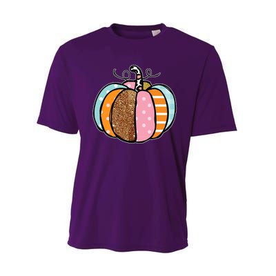 Colorful Pumpkin Festive Fall Performance Sprint T-Shirt