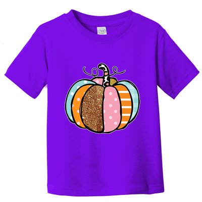 Colorful Pumpkin Festive Fall Toddler T-Shirt