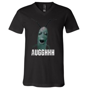 Cursed Plankton Funny Meme V-Neck T-Shirt