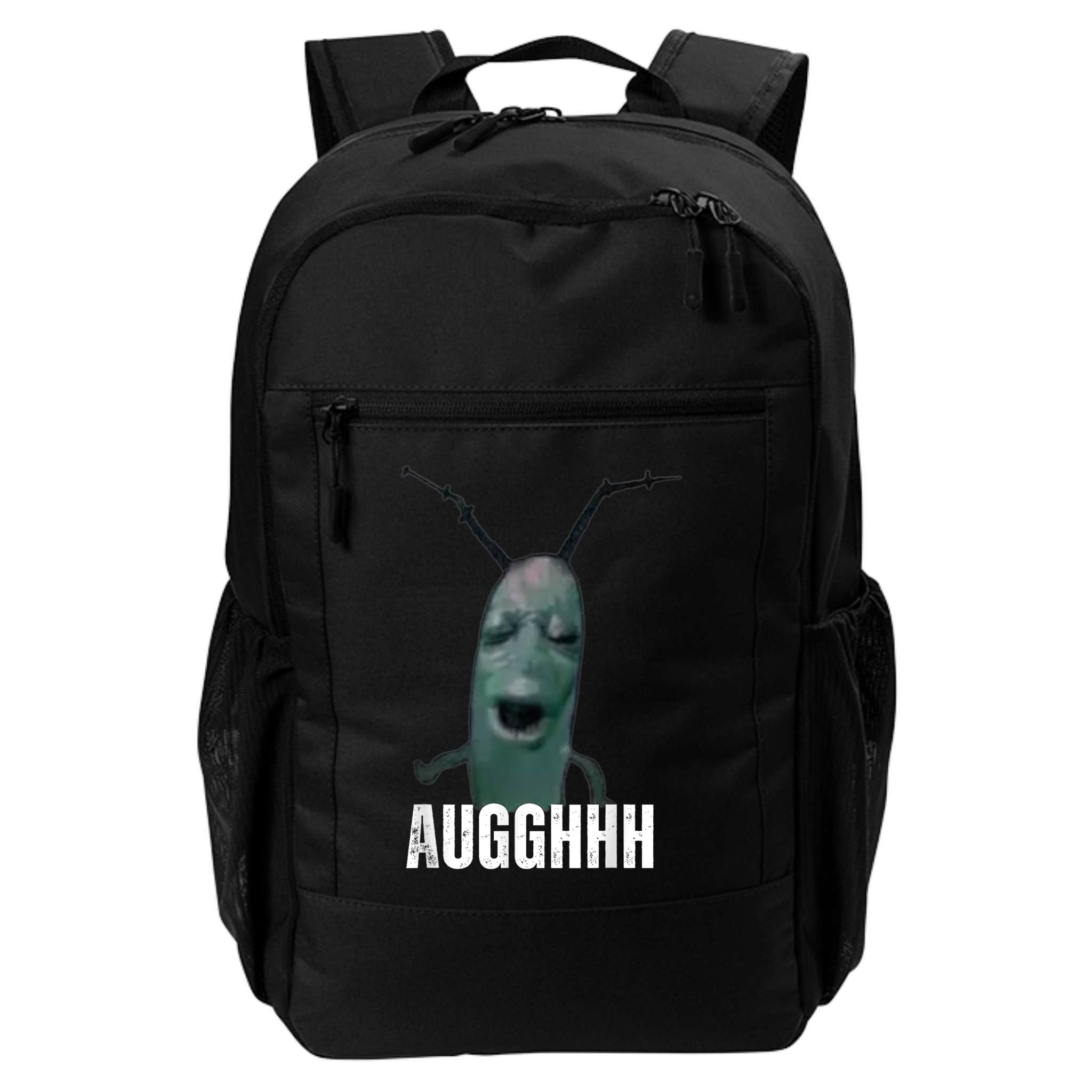Cursed Plankton Funny Meme Backpack