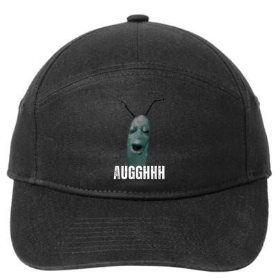 Cursed Plankton Funny Meme 7-Panel Snapback Hat