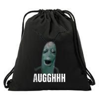 Cursed Plankton Funny Meme Drawstring Bag