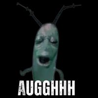 Cursed Plankton Funny Meme Drawstring Bag