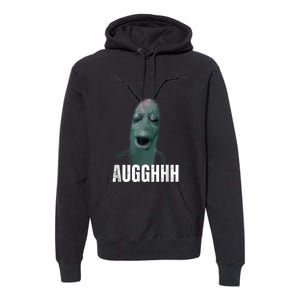 Cursed Plankton Funny Meme Premium Hoodie