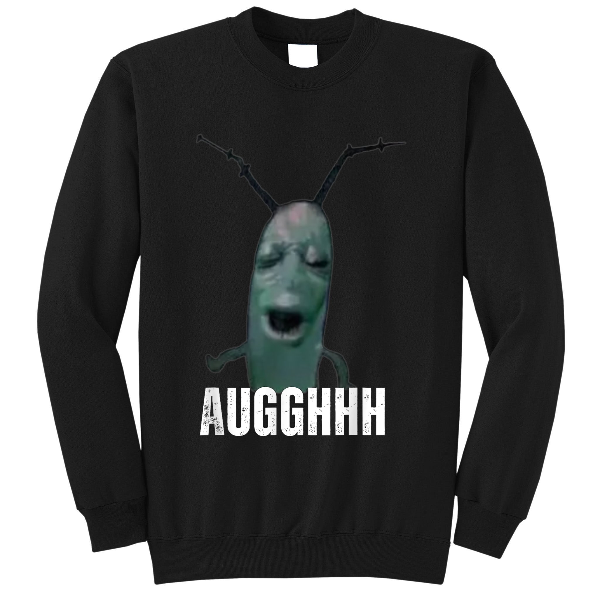 Cursed Plankton Funny Meme Tall Sweatshirt