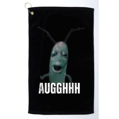 Cursed Plankton Funny Meme Golf Towel