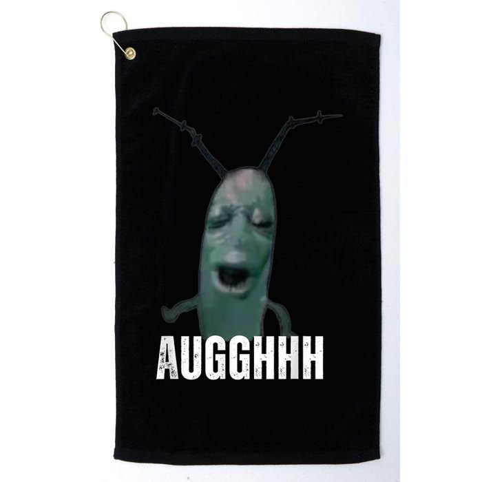 Cursed Plankton Funny Meme Golf Towel
