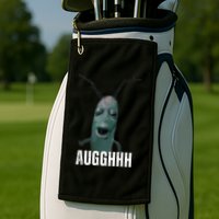 Cursed Plankton Funny Meme Golf Towel