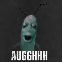 Cursed Plankton Funny Meme Golf Towel