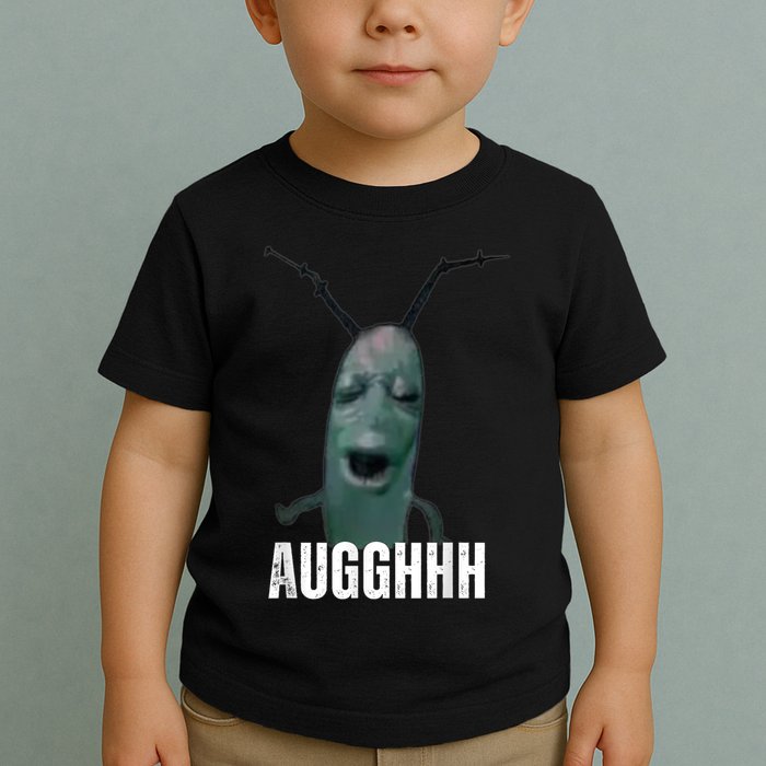Cursed Plankton Funny Meme Toddler T-Shirt