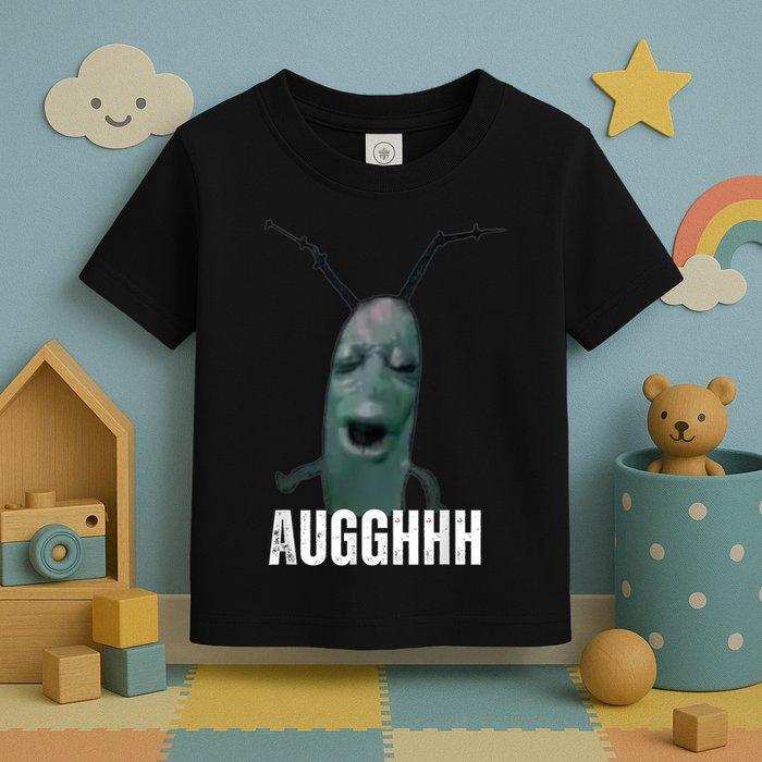 Cursed Plankton Funny Meme Toddler T-Shirt