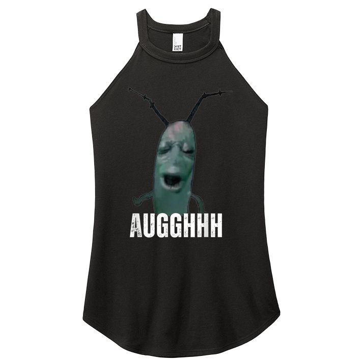Cursed Plankton Funny Meme Women's Perfect Tri Rocker Tank