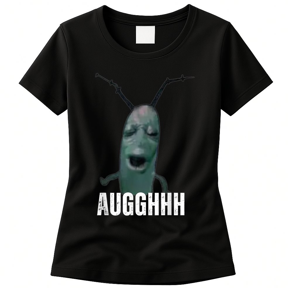 Cursed Plankton Funny Meme Womens T-Shirt