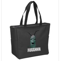 Cursed Plankton Funny Meme Zip Tote Bag