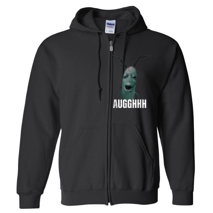 Cursed Plankton Funny Meme Full Zip Hoodie