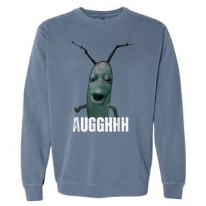 Cursed Plankton Funny Meme Garment-Dyed Sweatshirt