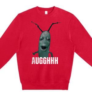 Cursed Plankton Funny Meme Premium Crewneck Sweatshirt