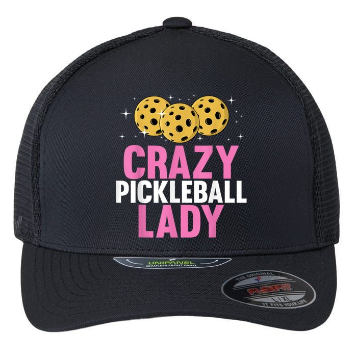 Cool Pickleball For Women, Pickleball Player & Lover Flexfit Unipanel Trucker Cap