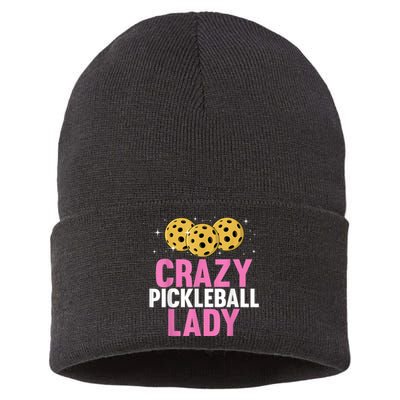 Cool Pickleball For Women, Pickleball Player & Lover Sustainable Knit Beanie