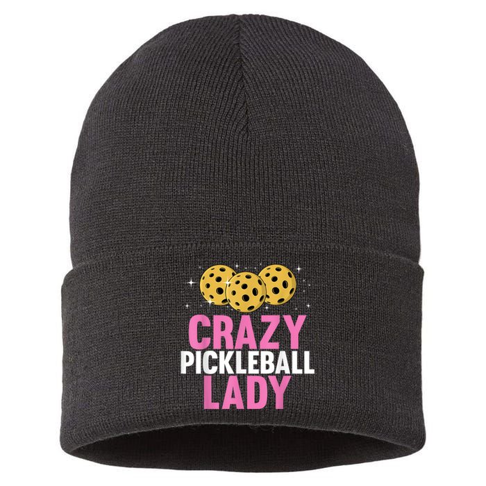 Cool Pickleball For Women, Pickleball Player & Lover Sustainable Knit Beanie