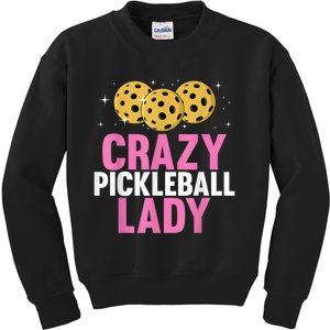 Cool Pickleball For Women, Pickleball Player & Lover Kids Sweatshirt