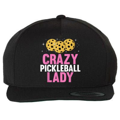 Cool Pickleball For Women, Pickleball Player & Lover Wool Snapback Cap