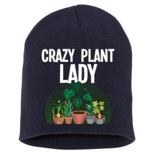 Cute Plant For Women Mom Crazy Plant Lady Gardening Plants Short Acrylic Beanie